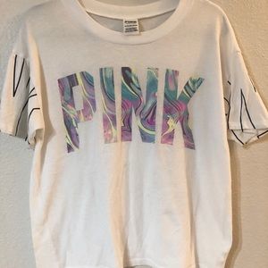 Pink Victoria’s Secret Crop Top